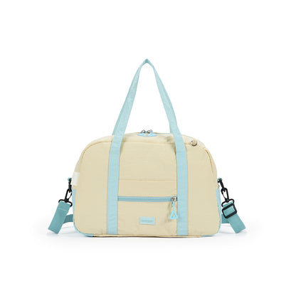 【Durlapue】Color-blocked minimalist large-capacity crossbody/handbag can hold a 15-inch laptop.