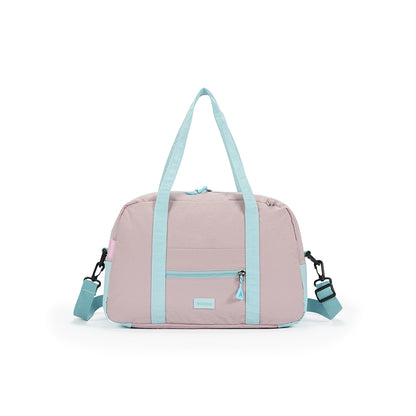 【Durlapue】Color-blocked minimalist large-capacity crossbody/handbag can hold a 15-inch laptop.