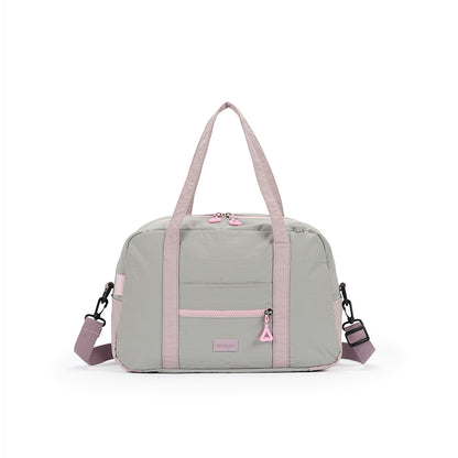【Durlapue】Color-blocked minimalist large-capacity crossbody/handbag can hold a 15-inch laptop.