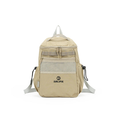 【Durlapue】Lightweight nylon backpack, can hold essentials. Small 11-inch device, casual school or travel backpack.