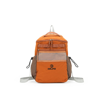【Durlapue】Lightweight nylon backpack, can hold essentials. Small 11-inch device, casual school or travel backpack.