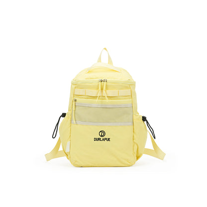 【Durlapue】Lightweight nylon backpack, can hold essentials. Small 11-inch device, casual school or travel backpack.