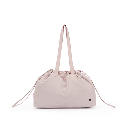 【Durlapue】 large capacity drawstring tote bag multi functional shoulder bag suitable for everyday carry.