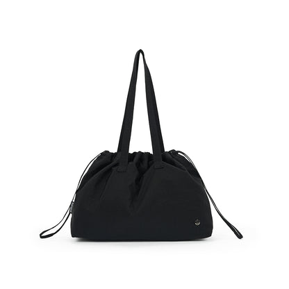 【Durlapue】 large capacity drawstring tote bag multi functional shoulder bag suitable for everyday carry.