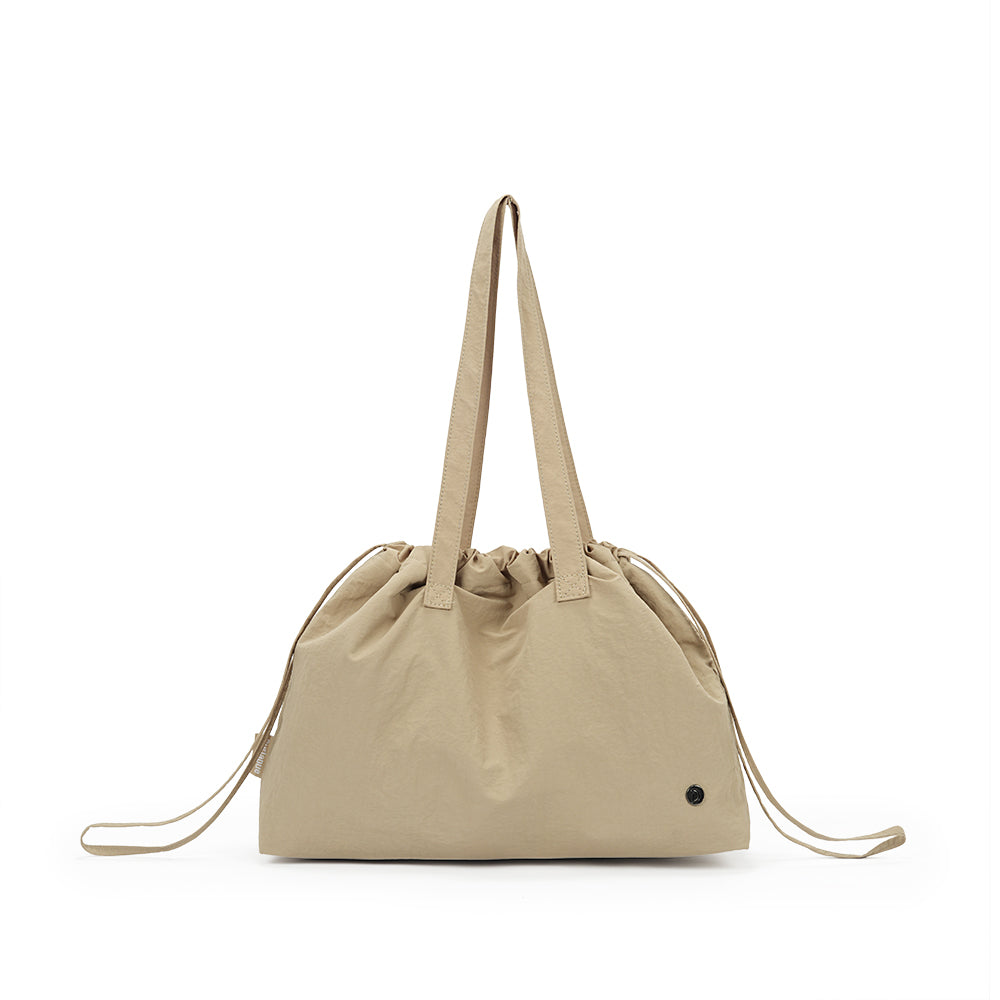【Durlapue】 large capacity drawstring tote bag multi functional shoulder bag suitable for everyday carry.