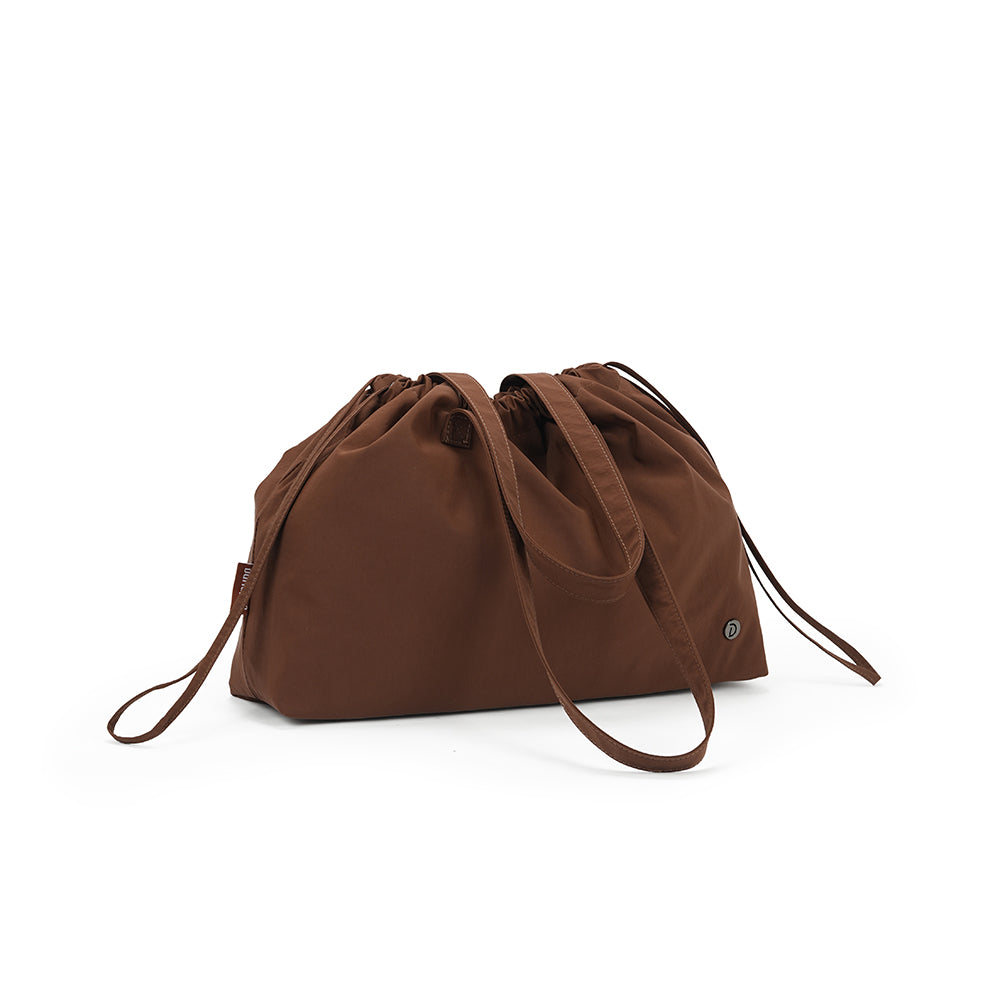 【Durlapue】 large capacity drawstring tote bag multi functional shoulder bag suitable for everyday carry.
