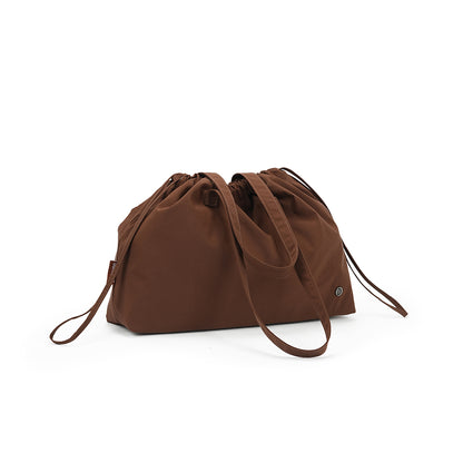【Durlapue】 large capacity drawstring tote bag multi functional shoulder bag suitable for everyday carry.