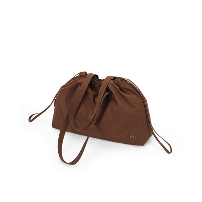 【Durlapue】 large capacity drawstring tote bag multi functional shoulder bag suitable for everyday carry.
