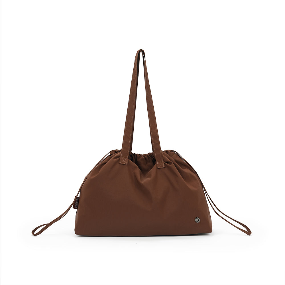 【Durlapue】 large capacity drawstring tote bag multi functional shoulder bag suitable for everyday carry.