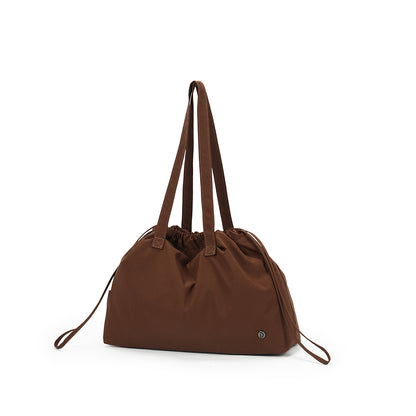 【Durlapue】 large capacity drawstring tote bag multi functional shoulder bag suitable for everyday carry.