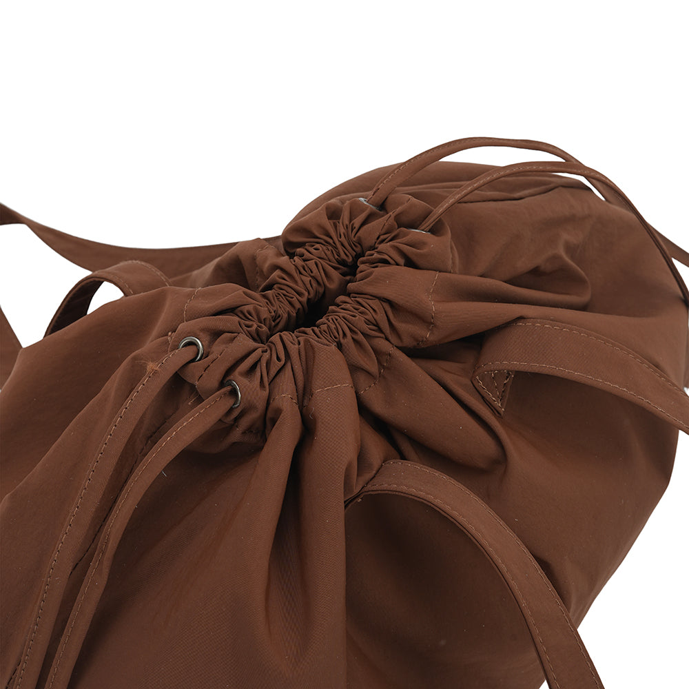 【Durlapue】 large capacity drawstring tote bag multi functional shoulder bag suitable for everyday carry.