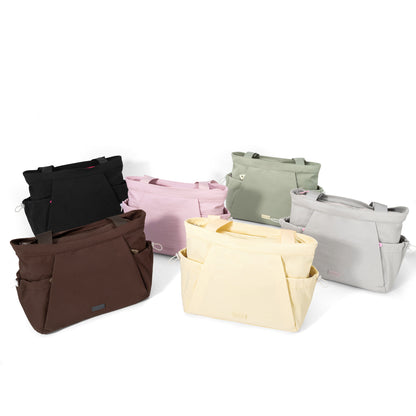 【Durlapue】Minimalist Nylon Shoulder Bag Multi-Use Daily Tote for Travel & Errands