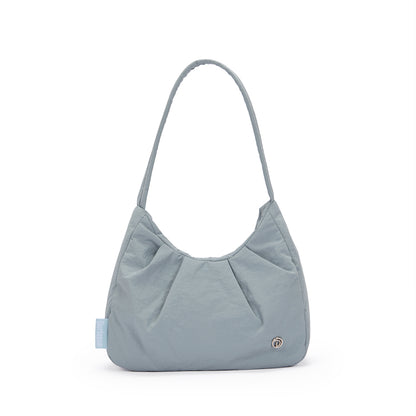（Durlapue）New fashion design nylon material handbag women's light casual zipper cloth bag