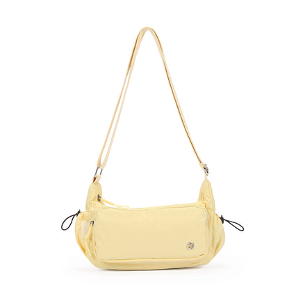(Durlapue) nylon material solid color lightweight crossbody bag versatile men and women shoulder bag