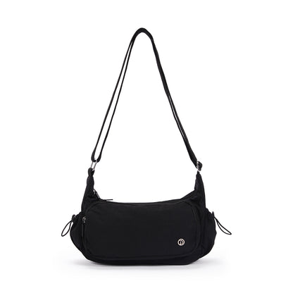 (Durlapue) nylon material solid color lightweight crossbody bag versatile men and women shoulder bag