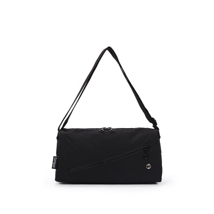 【Durlapue】Solid color nylon casual shoulder bag fashionable and versatile sports messenger bag