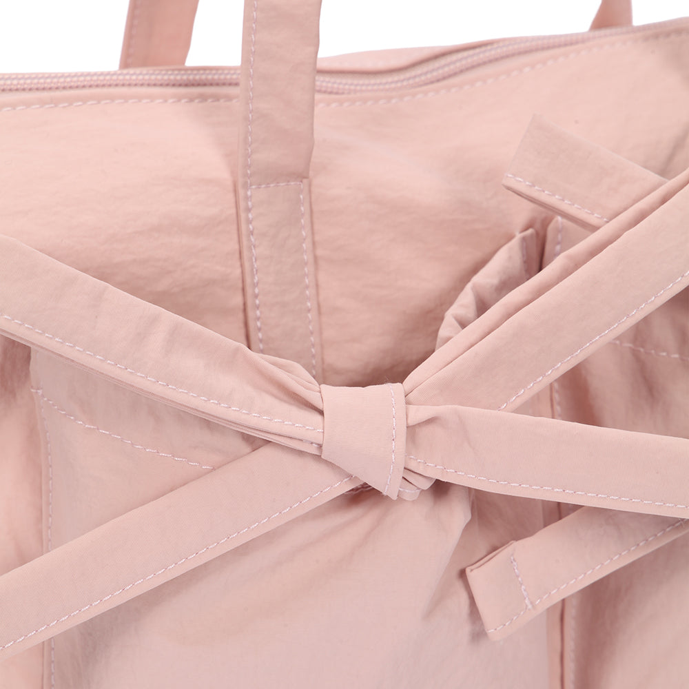 (Durlapue) Fashionable nylon handbag, lightweight solid color shoulder bag