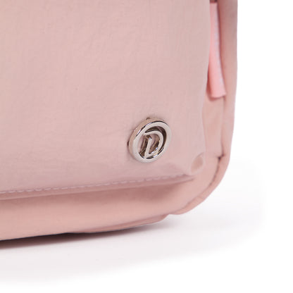 (Durlapue) Fashionable nylon handbag, lightweight solid color shoulder bag