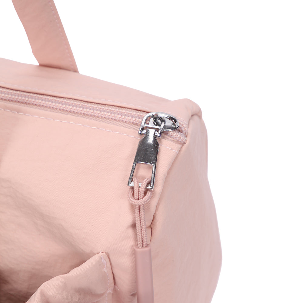 (Durlapue) Fashionable nylon handbag, lightweight solid color shoulder bag