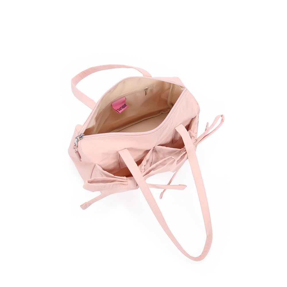 (Durlapue) Fashionable nylon handbag, lightweight solid color shoulder bag