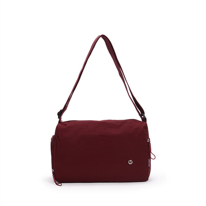 (Durlapue) Nylon material stylish solid color shoulder bag, simple crossbody bag