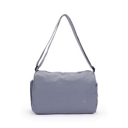 (Durlapue) Nylon material stylish solid color shoulder bag, simple crossbody bag