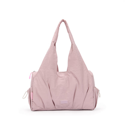 【Durlapue】Simple large-capacity tote bag with multiple compartments, waterproof shoulder bag, can hold an 11-inch iPad.