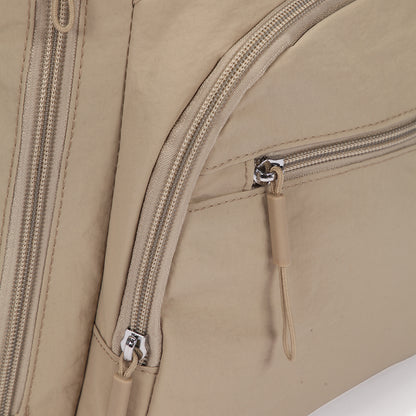 【Durlapue】Simple Solid Color Backpack Casual and Versatile Can Hold a 16-inch Laptop