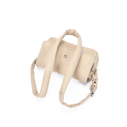 (Durlapue) nylon material fashionable design solid color shoulder bag, simple crossbody bag
