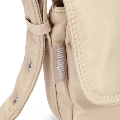 (Durlapue) nylon material fashionable design solid color shoulder bag, simple crossbody bag