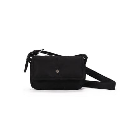 (Durlapue) nylon material fashionable design solid color shoulder bag, simple crossbody bag
