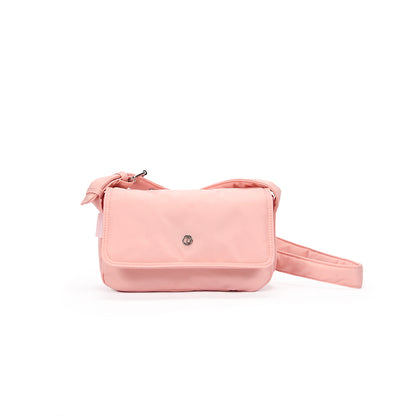 (Durlapue) nylon material fashionable design solid color shoulder bag, simple crossbody bag