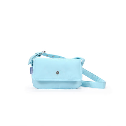 (Durlapue) nylon material fashionable design solid color shoulder bag, simple crossbody bag
