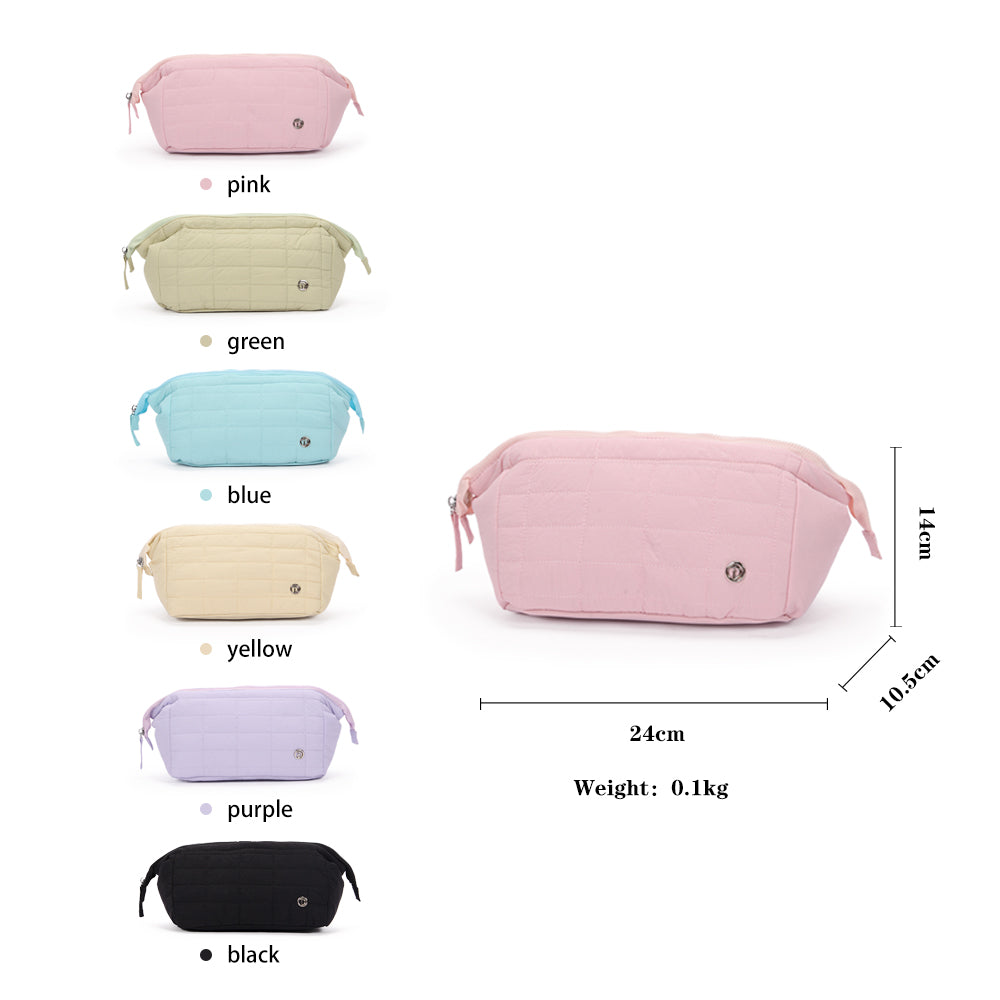 【Durlapue】Classic and stylish small square cosmetic bag, portable and large-capacity storage bag