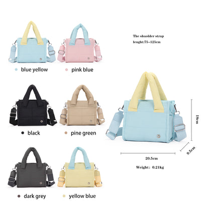 【Durlapue】Soft nylon shoulder bag – stylish, versatile, and portable handbag