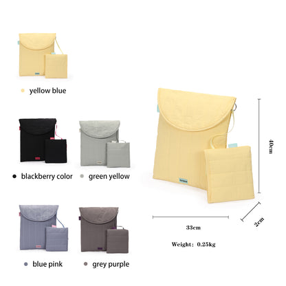 【Durlapue】Multifunctional travel organizer bag, portable cosmetic bag can hold a 16-inch laptop.